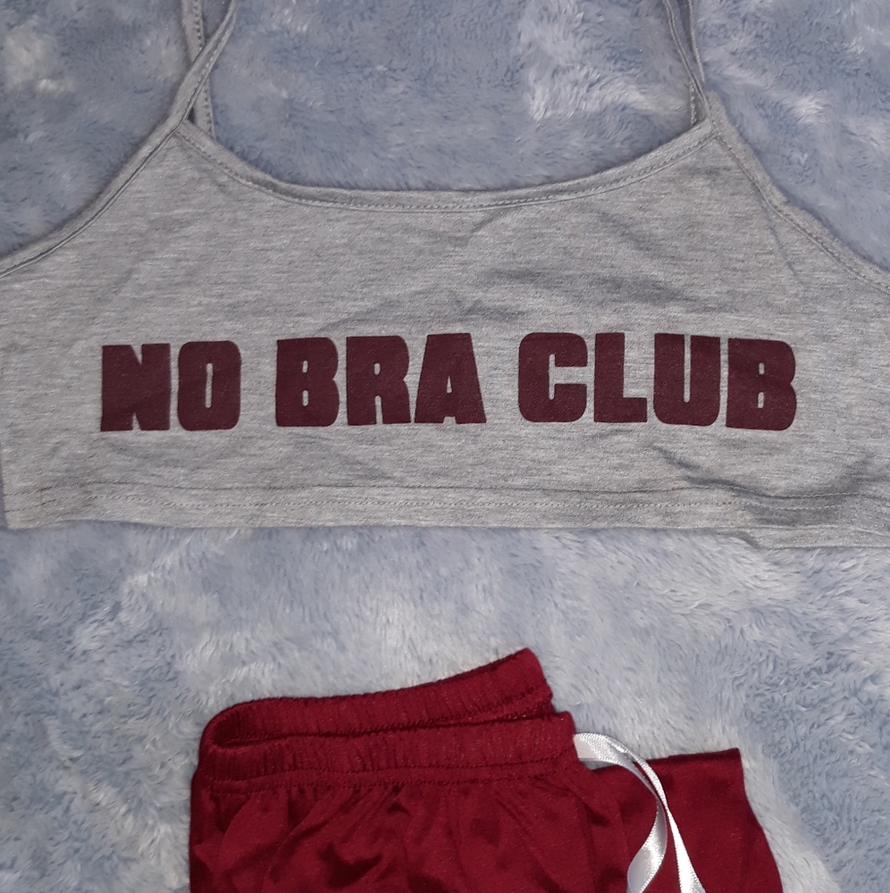 No Bra Club pajama set